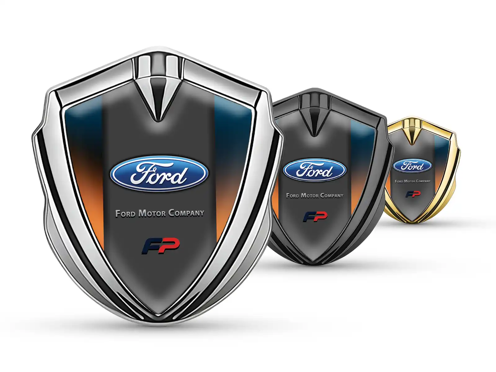 Ford Emblem Auto Abzeichen Tuning Inspiriert Glanz Metall